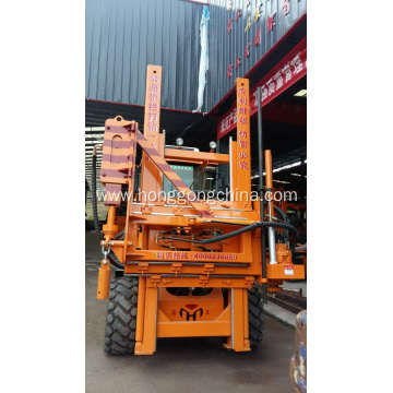 Highway Guardrail Post Ramming Machine